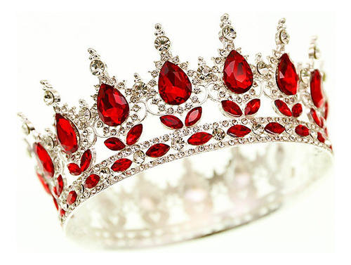 ..corona De Rey Redondacristales Para Novia Quinceañera Fies