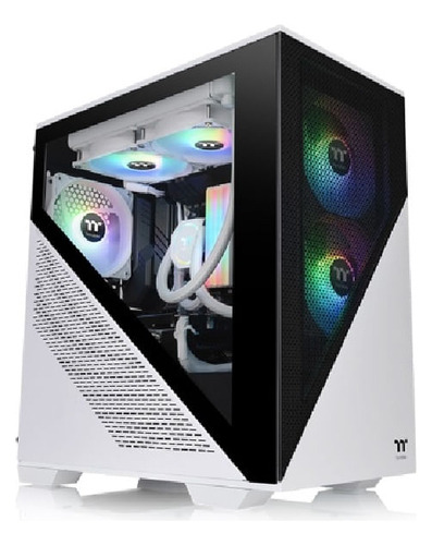 Microchasis Thermaltake Divider 170 Tg Blanco Argb + 2 Venti