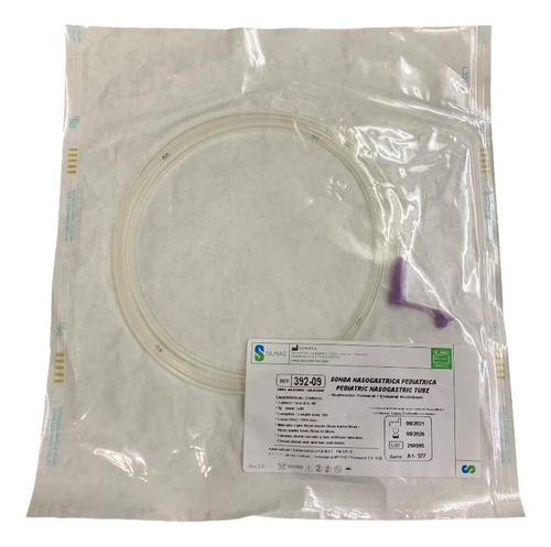 Sonda Nasogastrica Pediatri Silicona 392-09 Silmag X 10 Uni
