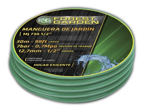 Manguera Riego 30 Mt + Soporte Regalo Mj7301/2 F&g Ferreplus