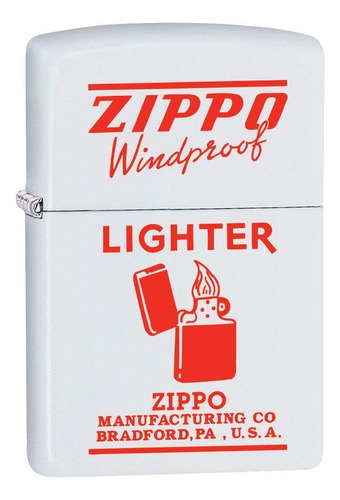 Zippo Encendedor: Vintage Ad, Zippo Resistente Al Viento En