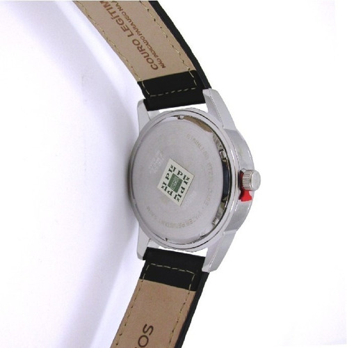 Relogio Technos Masculino Couro Racer Esportivo Original A Prova Dagua Com Garantia De Fabrica E Nota Fiscal 2115mmz/0p