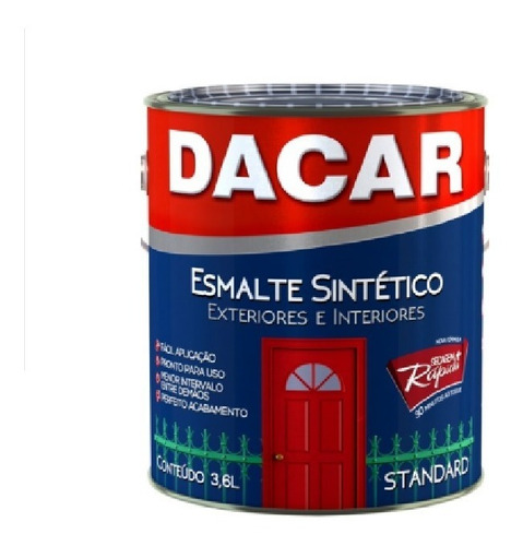 Pintura Esmalte Sintético Dacar Standard Int Y Ext 0,9l