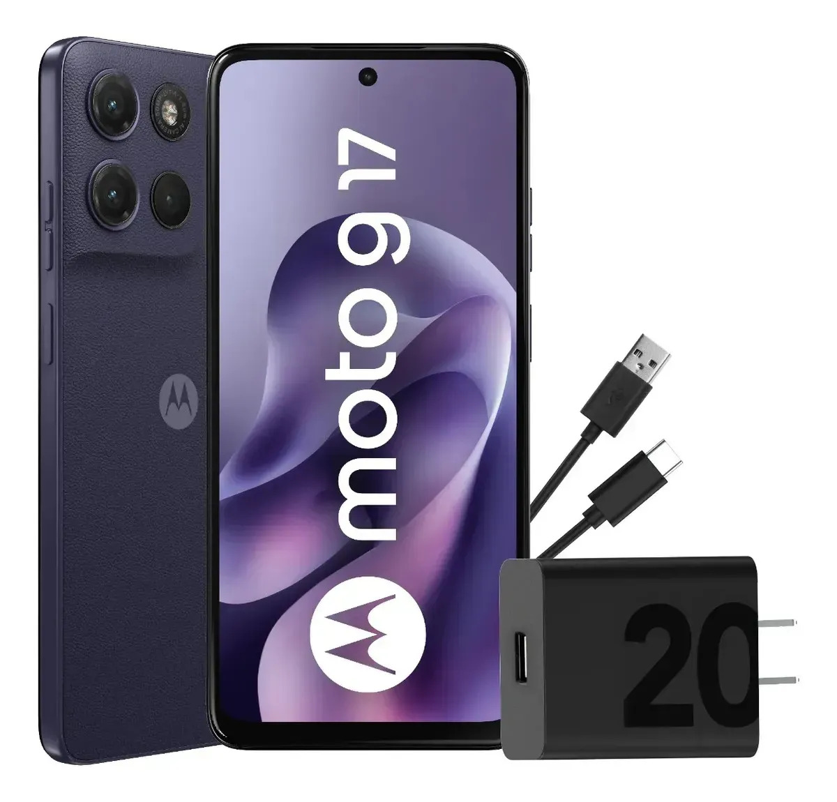 Celular Moto G17 4+256gb Arandano Arandano