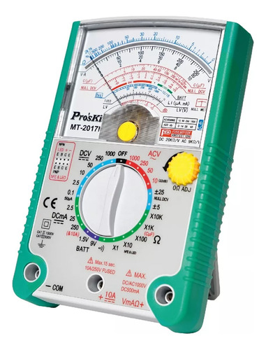 Tester Analogico Multimetro Con Aguja Proskit Electronica