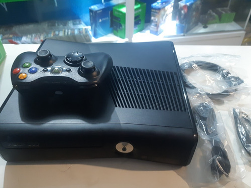 Xbox 360 Slim- Super Slim+jogos Menor Preço Barato Preto (Usado)