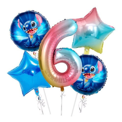 Globos De Stich Con Numero