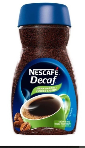 Café Soluble Nescafé Decaf Descafeinado 170g (2 Frascos)