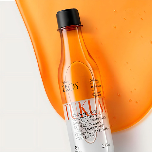 Óleo Bifásico Desodorante Corporal Natura Ekos Tukumã 200ml Maracujá