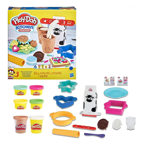 Conjunto Leite E Biscoitos Massinha Play Doh - Hasbro E5471