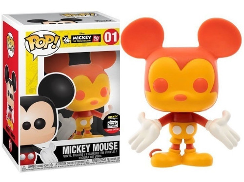 Funko Pop Disney Mickey - Mickey Mouse Orange #01 Exclusivo