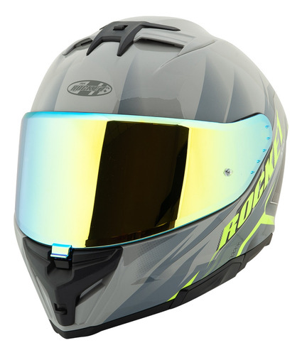 Casco Integral Joe Rocket Rkt210 Sonic + Mica Iridium Gris Oscuro Lisa L