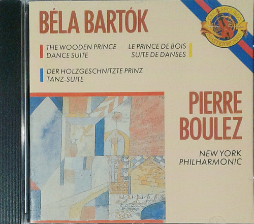 Cd Bartok Wooden Prince Dance Suite Pierre Boulez New York