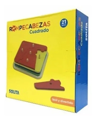 2 Rompecabeza Cuadrado 21 Piezas Solita Andyc