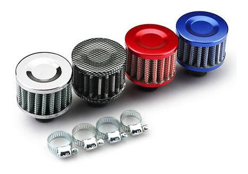 Filtro Mini De Aire Tipo K & N Deportivo Tuning Cromado