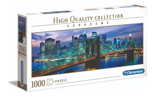 Puzzle Panorama 1000 Pzs Puente De Brooklyn Clementoni 39434