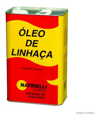 Óleo De Linhaça 5 Litros Natrielli Madeira Impermeabilizante