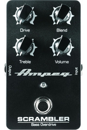 Ampeg Scrambler Overdrive Para Bajo Con Switch True Bypass