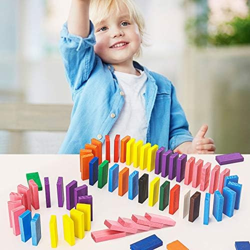 Super Domino Blocks, 360pcs Bulk Domino Start Kit 12 Colorid