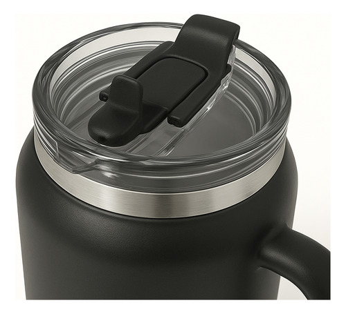 Termo Galón Acero Inoxidable Incluye Mate / Terere 1100ml Negro
