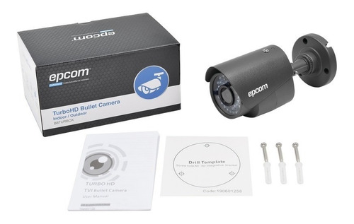 Cámara Epcom Turbohd 1080p Gran Angular B8turbox 2.8mm Metal
