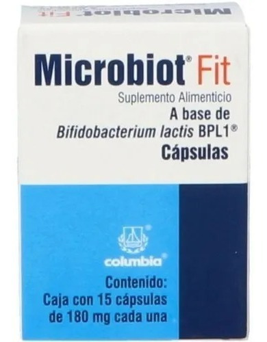 Microbiot Fit 50 Mg Caja Con Frasco Con 15 Cápsulas