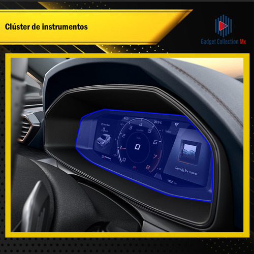 Gadget Collection Mx Película Protectora Kit Ppf Para Cupra Formentor 2021-2024 Color Transparente