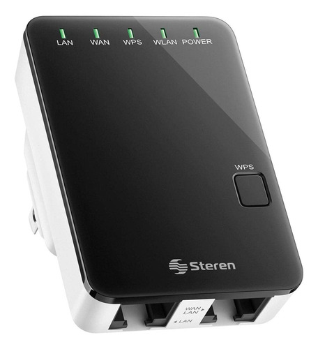 Steren Com-818 Repetidor Wi-fi 2,4 Ghz, Hasta 17 M De