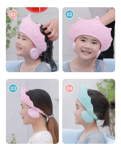 Gorro De Ducha Suave Ajustable, Gorros De Baño Para Niños