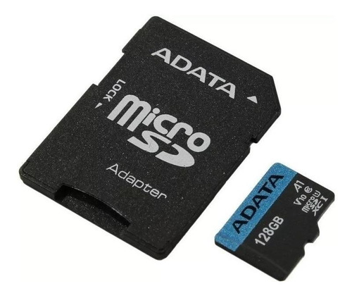 Tarjeta de memoria Adata AUSDX128GUICL10A1-RA1 Premier con adaptador SD 128GB