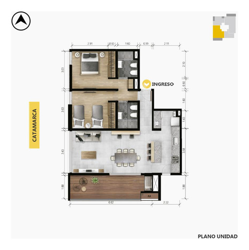 Departamento 2 Dormitorios En Venta, Balcón Terraza Con Parrillero - Granadero Baigorria