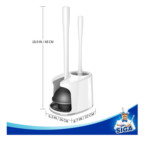 Mrsiga Boodet Bownger Y Bowl Cepellin Con Soporte, Cepillo