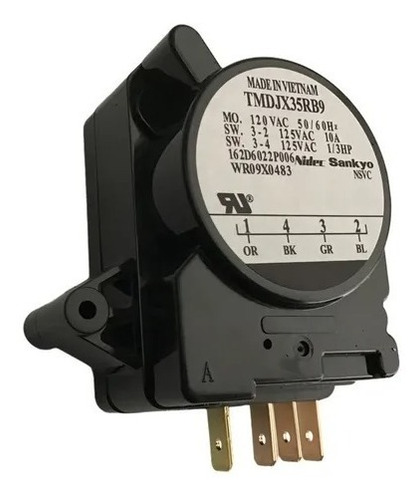 Reloj Timer Deshielo Para Refri Mabe 10 Hrs 162d6022p006