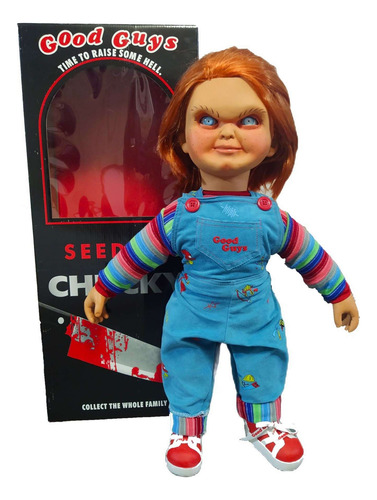 Chucky De Culto Tela De 66 Cm Con Sonido Y Caja