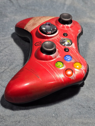 Control Inalambrico Xbox 360 I Edición Tomb Raider, Original Rojo (Reacondicionado)