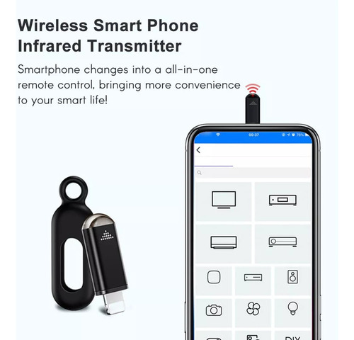 & Transmisor Infrarrojo Inalámbrico For Teléfono Inteligente