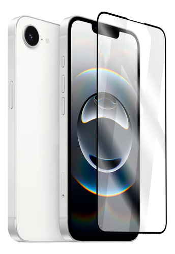 Kit Capa + Película 3d Para iPhone 16e Silicone Colorido