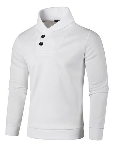 Suéteres De Medio Cuello Alto Para Hombre Con Cuello Abotona