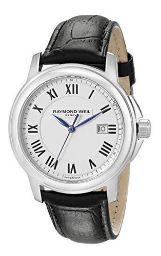 Reloj Negro Raymond Weil Tradition Suizo