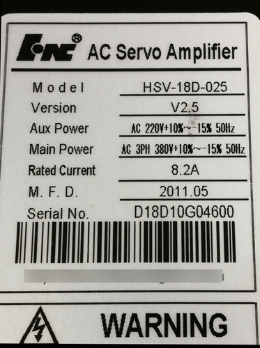 Conjunto Servo Motor 3.2nm Y Driver 8.2amp