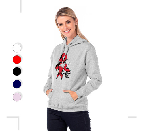 Sudadera Hoodie Adulto Colores Vivos Deaad Pool #2