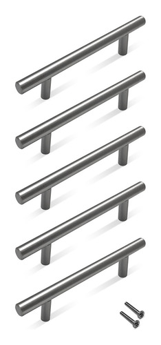 Tirador Metal Mueble Manija 128 Mm Set X5 Combo Baño 88062