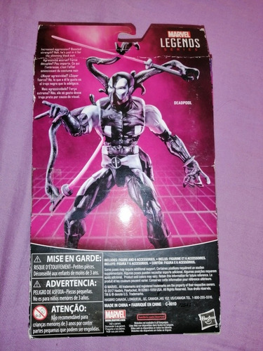 Marvel Legends Exclusivo Game Stop Deadpool Venomized Spider (Usado)