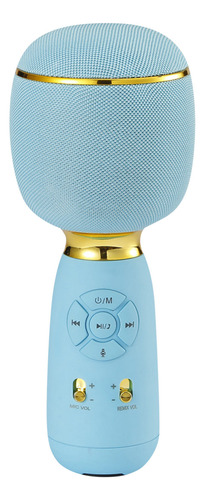 Micrófono De Teléfono Móvil T Audio Karaoke Inalámbrico Blue