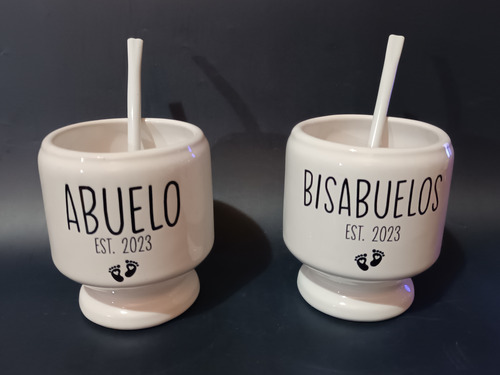Mate Ceramica Personalizado || Pixel Blanco Forma De Mate Sin Elección
