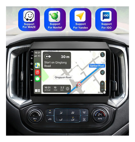 Central Multimídia Android Chevrolet S10 2017-22 4/64gb 9p