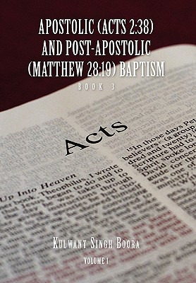 Libro Apostolic (acts 2: 38) And Post-apostolic (matthew ...