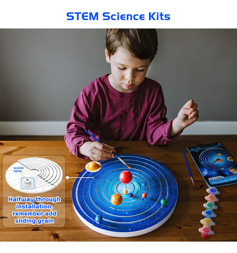 Kits De Ciencia Sistema Solar Para Construir Y Pintar