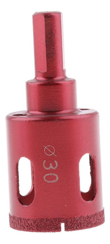 For Vidrio De Broca De Diamante 30mm Rojo 30mm