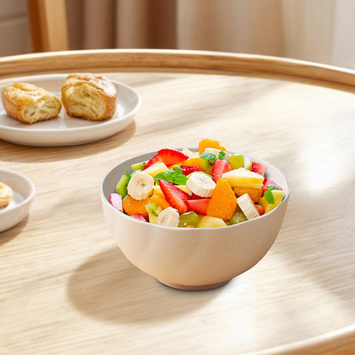H Straw Bowl 7006, Tazón Grande De Comida Para El Hogar, Dor